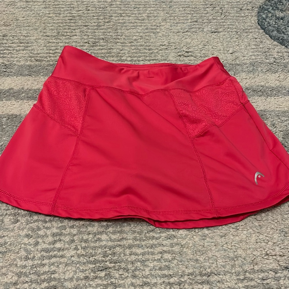 Pink golf skort